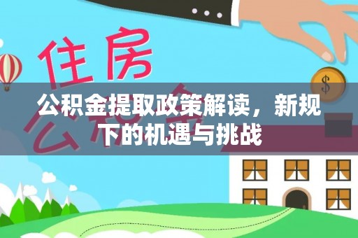 红安公积金提取政策解读，新规下的机遇与挑战