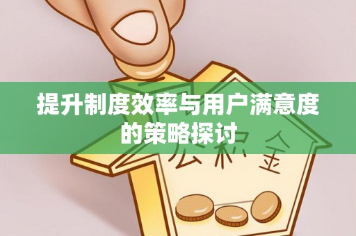 红安提升制度效率与用户满意度的策略探讨
